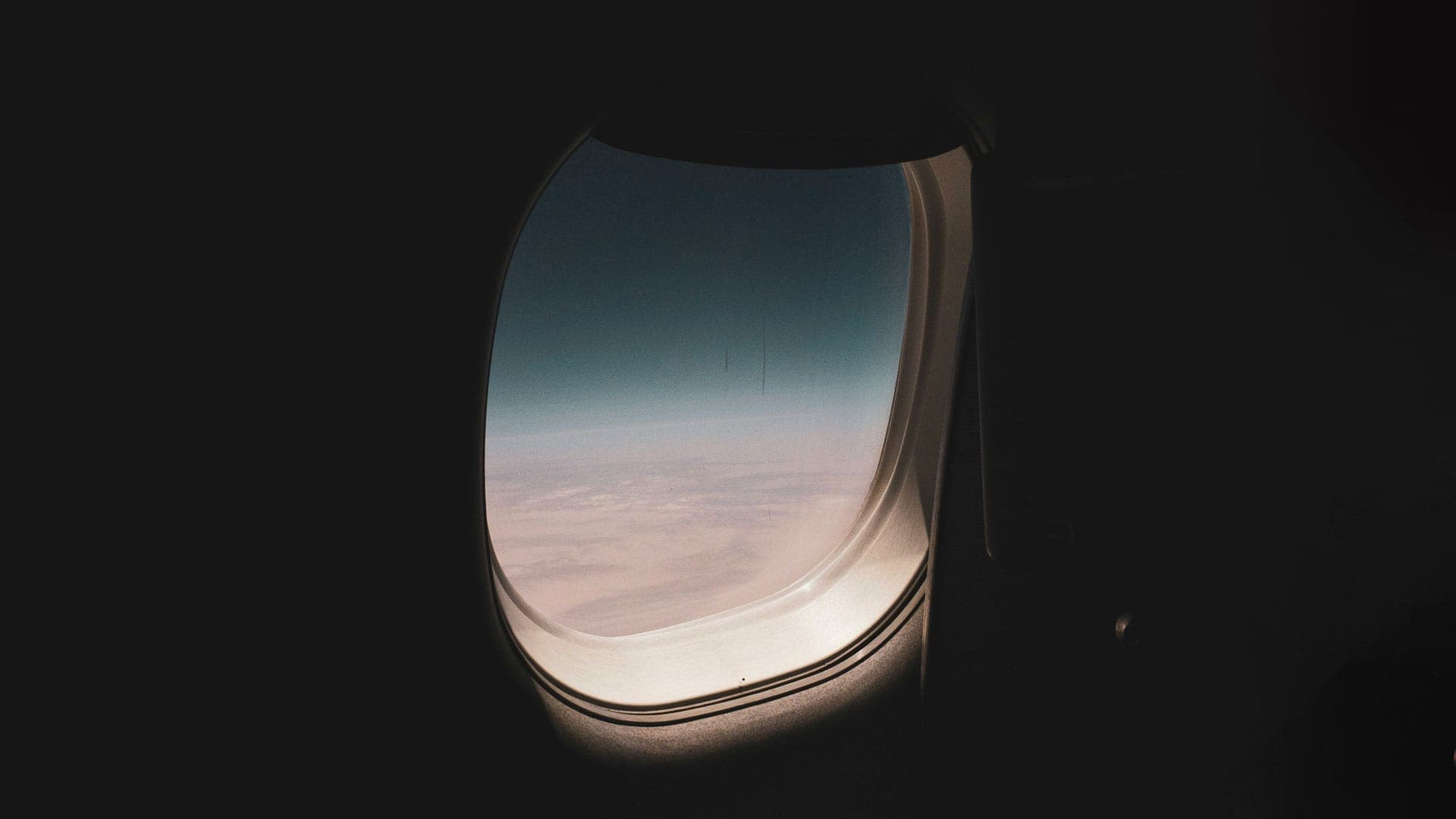 Private jet on runway