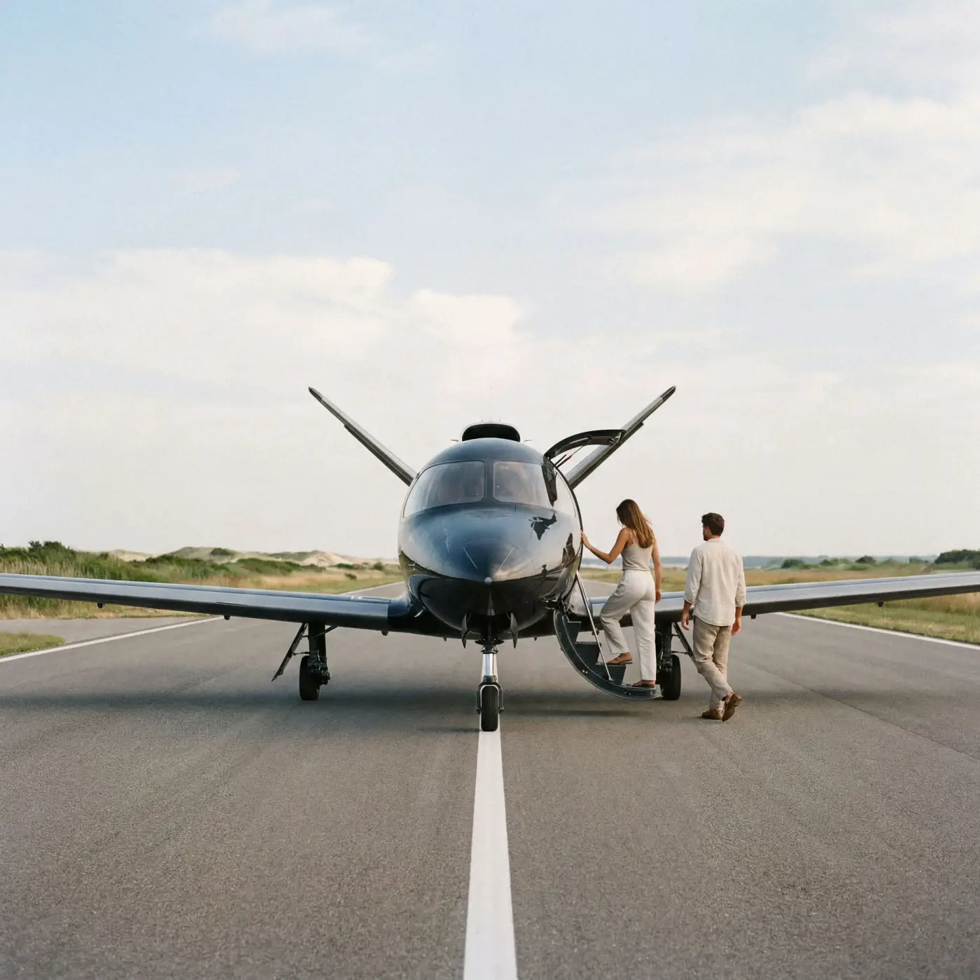 Cirrus Vision Jet on the tarmac